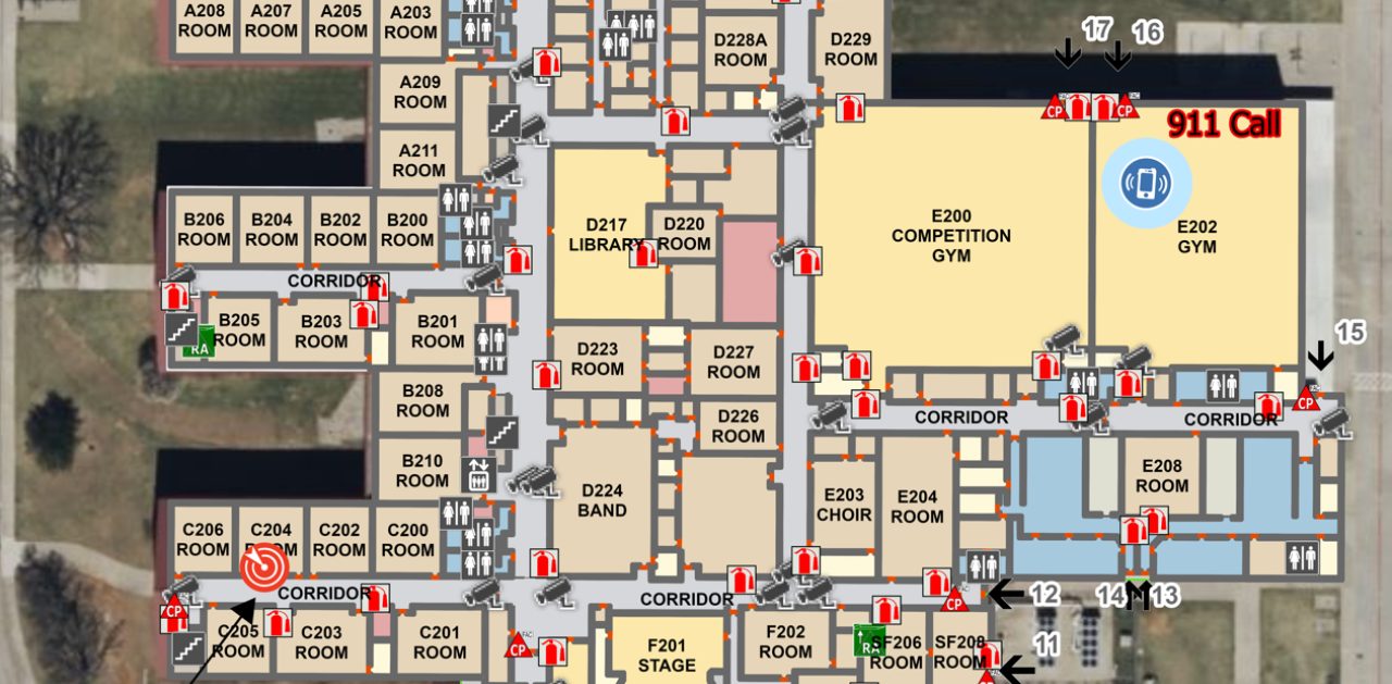 critical incident map by GeoComm