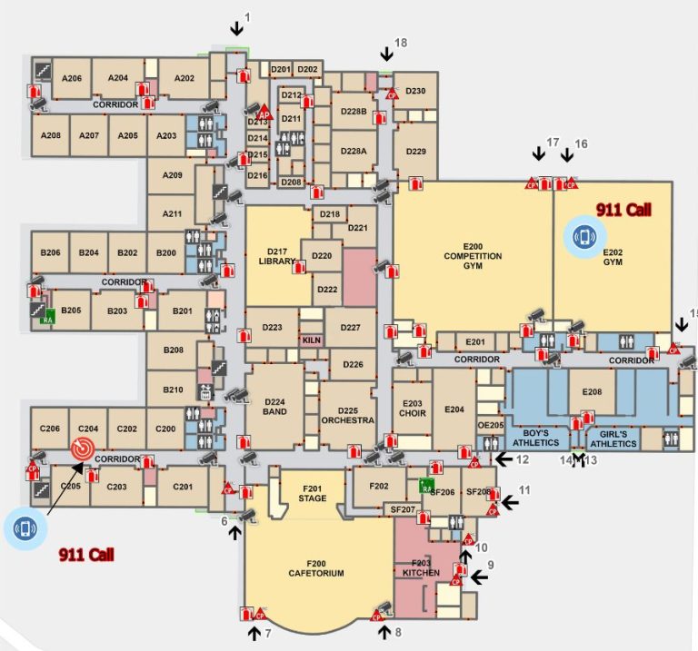 School Safety map