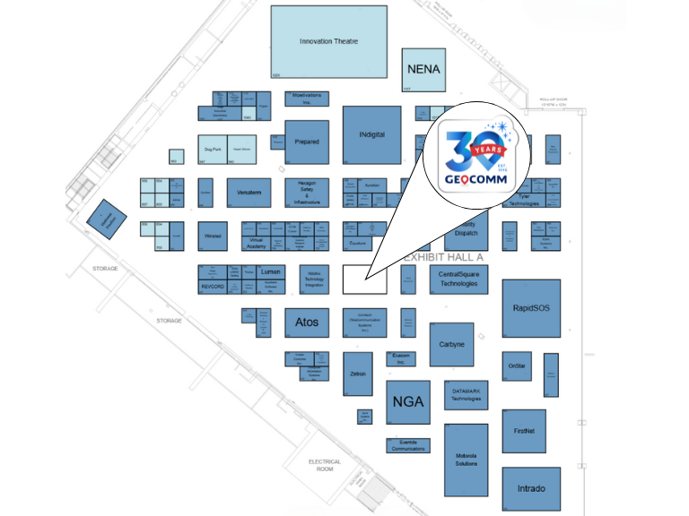 NENA 2025 GeoComm Floorplan