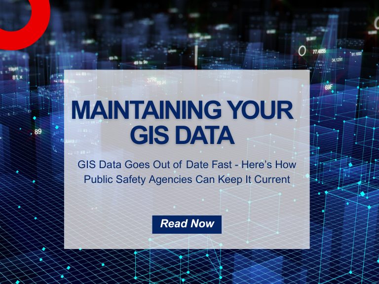 Public safety dispatcher using GIS data to coordinate emergency response