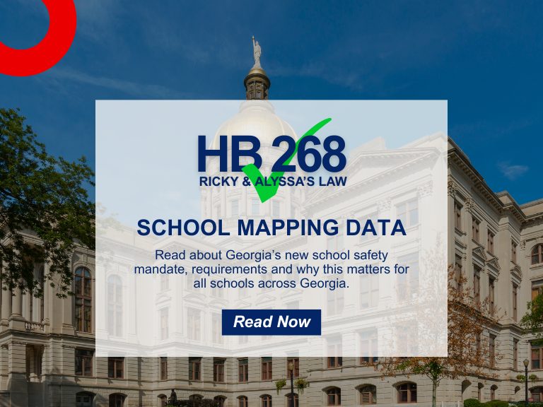 Digital school mapping data showing room-level GIS maps for school emergency planning and response